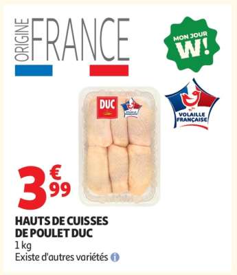 HAUTS DE CUISSES DE POULET DUC