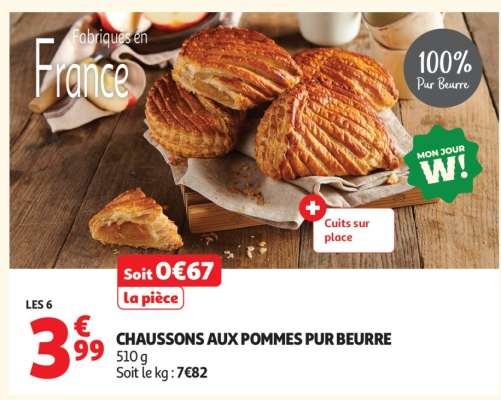Chaussons Aux Pommes Pur Beurre
