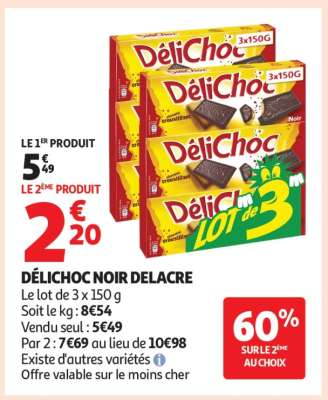 DÉLICHOC NOIR DELACRE