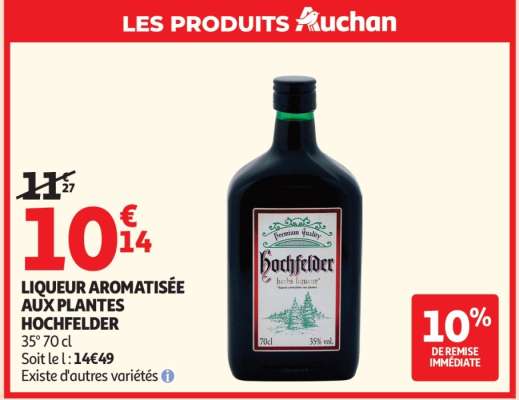 LIQUEUR AROMATISÉE AUX PLANTES HOCHFELDER
