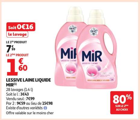 LESSIVE LAINE LIQUIDE MIR