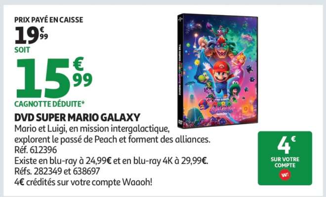 DVD SUPER MARIO GALAXY