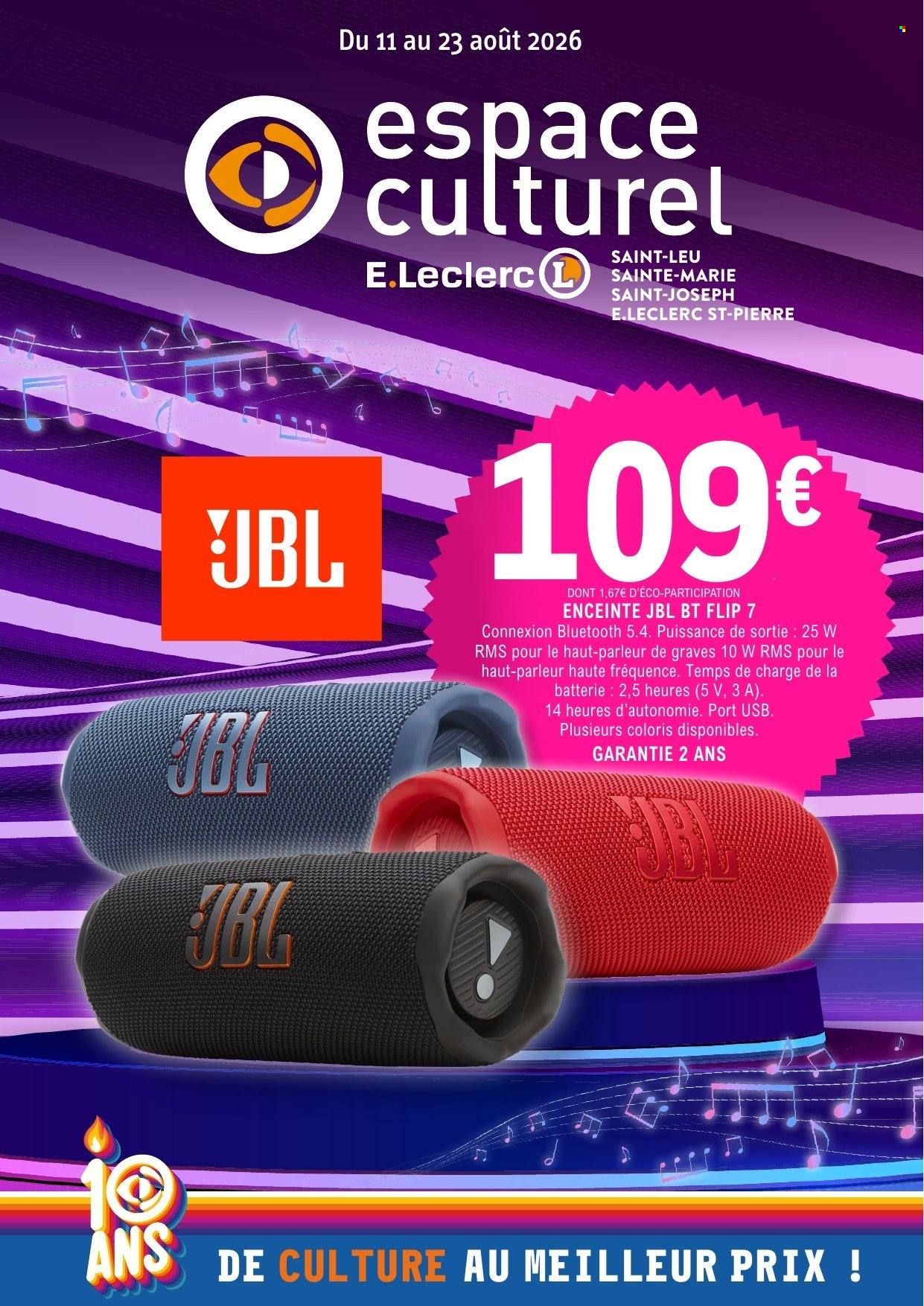 Catalogue E.Leclerc - 11.08.2026 - 23.08.2026. Page 1