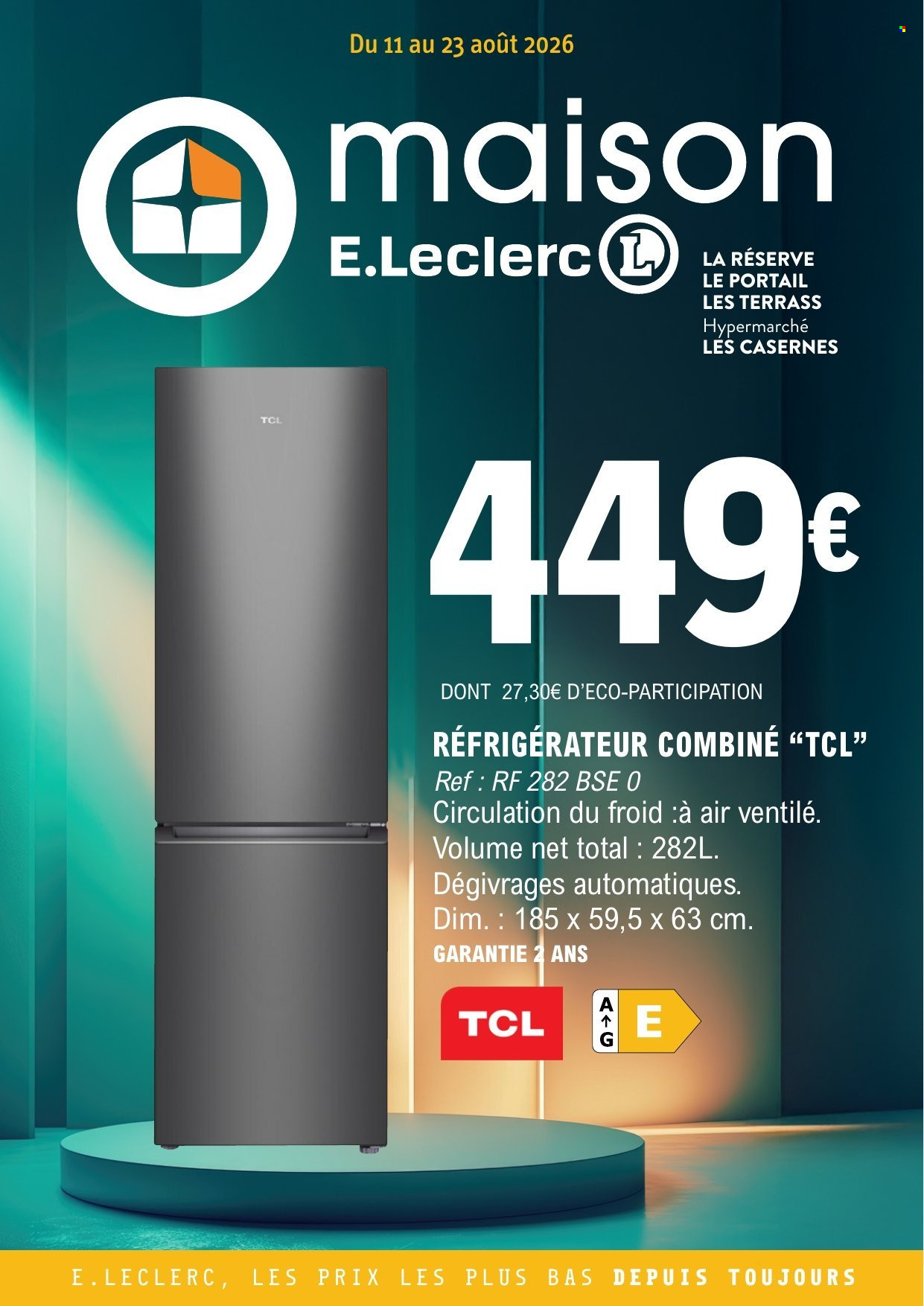 Catalogue E.Leclerc - 11.08.2026 - 23.08.2026. Page 1