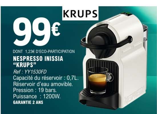 NESPRESSO INISSIA KRUPS
