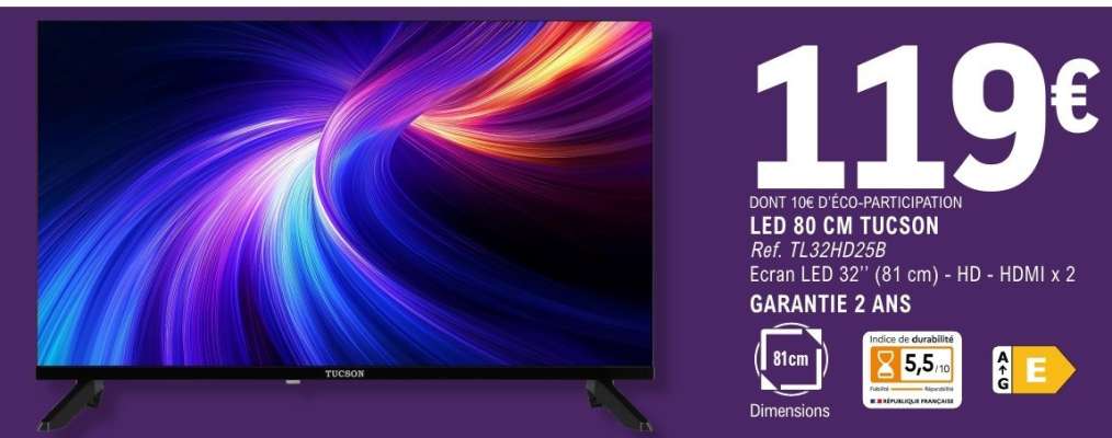 LED 80 CM TUCSON