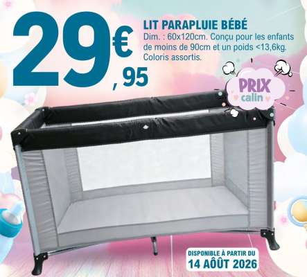 LIT PARAPLUIE BÉBÉ
