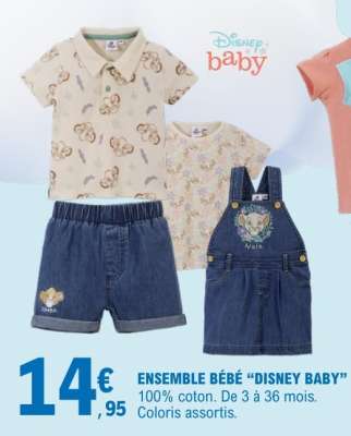 Ensemble Bébé Disney Baby