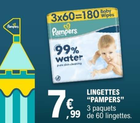 Lingettes Pampers