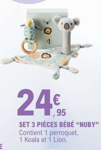 SET 3 PIÈCES BÉBÉ “NUBY”