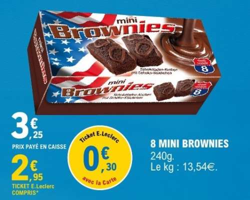 8 MINI BROWNIES