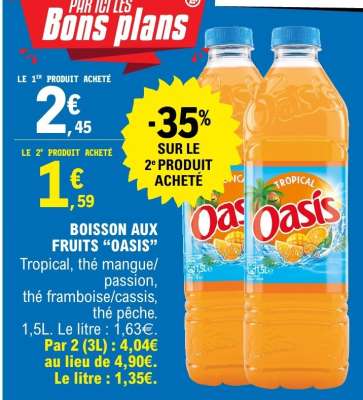 BOISSON AUX FRUITS 'OASIS'
