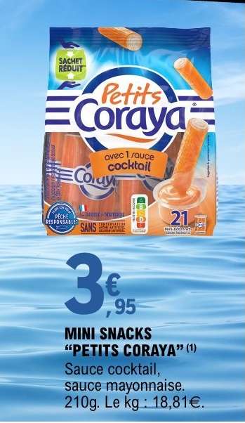 MINI SNACKS “PETITS CORAYA”