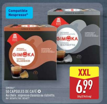 GIMOKA® 50 CAPSULES DE CAFÉ