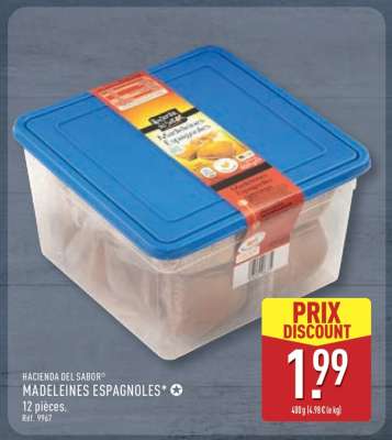 HACIENDA DEL SABOR MADELEINES ESPAGNOLES