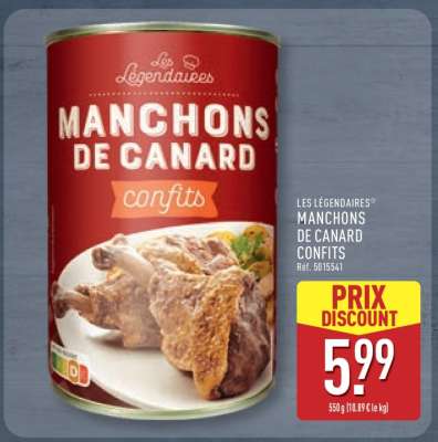 LES LÉGENDAIRES MANCHONS DE CANARD CONFITS