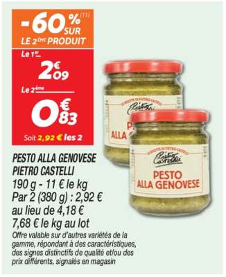 Pesto Alla Genovese PIETRO CASTELLI