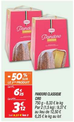 PANDORO CLASSIQUE CIRO