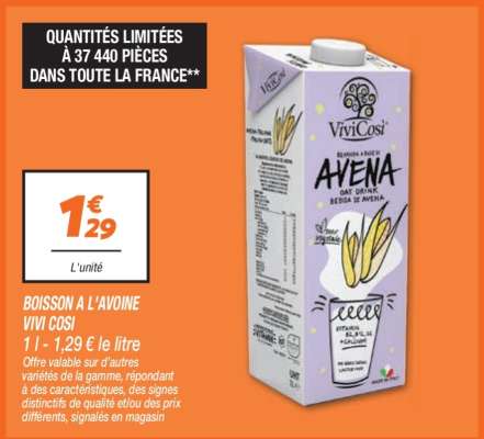 BOISSON A L'AVOINE VIVI COSI