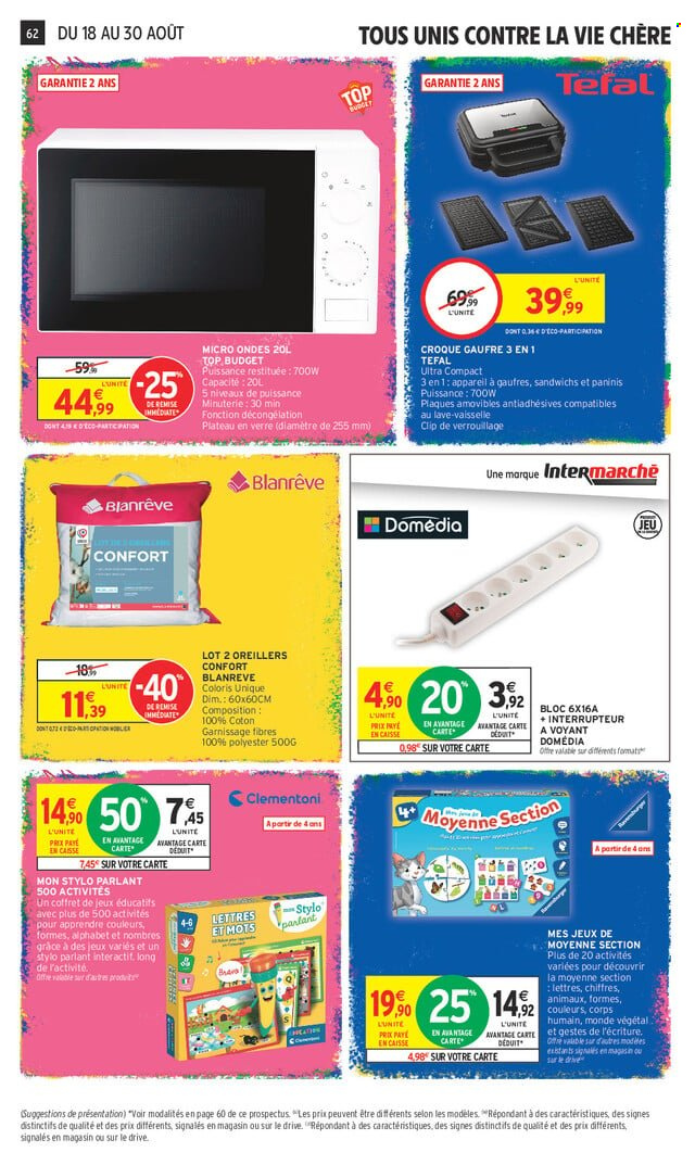 Catalogue Intermarché Super - 18.08.2026 - 30.08.2026. Page 62