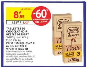 Tablettes De Chocolat Noir Nestle Dessert