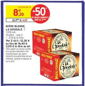 BIÈRE BLONDE 'LA GOUDALE'
