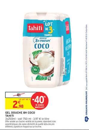 GEL DOUCHE 8H COCO TAHITI
