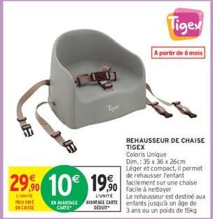 REHAUSSEUR DE CHAISE 'TIGEX'