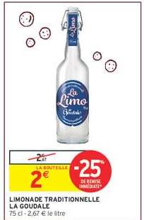 Limonade traditionnelle LA GOUDALE