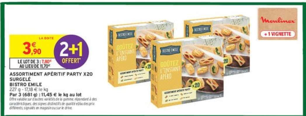 ASSORTIMENT APÉRITIF PARTY X20