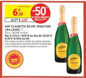 AOP CLAIRETTE DE DIE TRADITION JAILLANCE