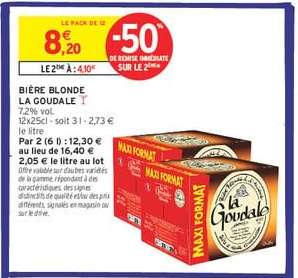 BIÈRE BLONDE 'LA GOUDALE'