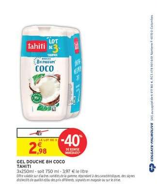 GEL DOUCHE 8H COCO TAHITI