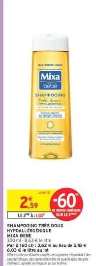 Shampooing Très Doux Hypoallergénique