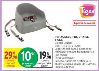 REHAUSSEUR DE CHAISE 'TIGEX'
