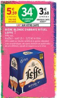 BIÈRE BLONDE D'ABBAYE RITUEL LEFFE