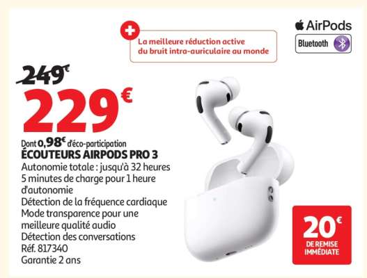 ÉCOUTEURS AIRPODS PRO 3