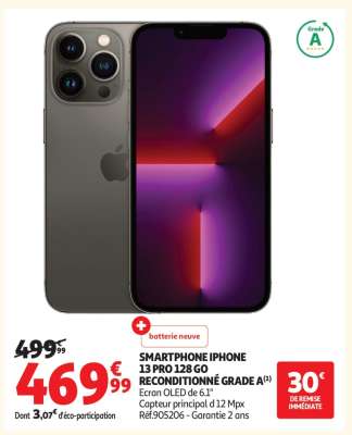 SMARTPHONE IPHONE 13 PRO 128 GO