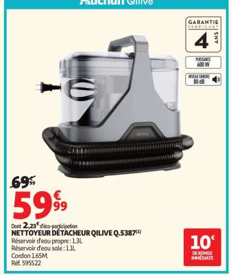 NETTOYEUR DÉTACHEUR QILIVE Q.5387