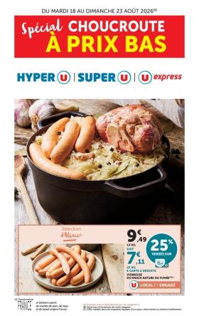 Magasins U - Spécial choucroute à prix bas