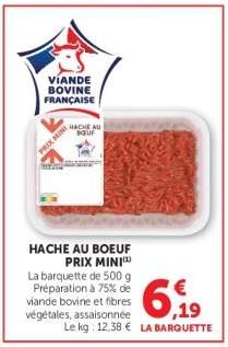 HACHE AU BOEUF PRIX MINI