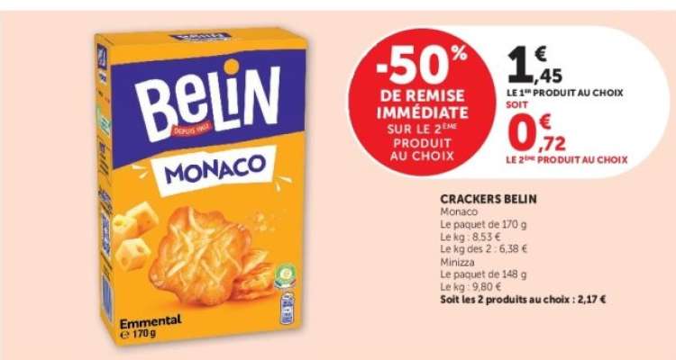 CRACKERS BELIN