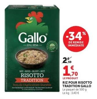 Riz pour Risotto Tradition Gallo