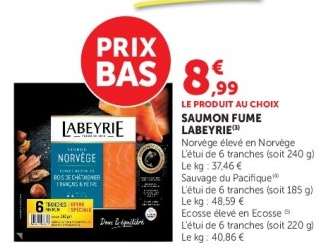 SAUMON FUMÉ LABEYRIE