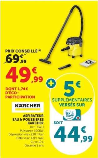 ASPIRATEUR EAU & POUSSIÈRES KARCHER