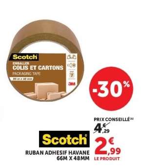Scotch Ruban Adhésif Havane