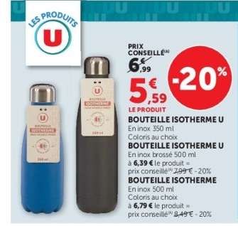 Bouteille Isotherme U