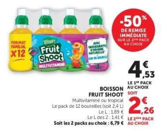 BOISSON FRUIT SHOOT