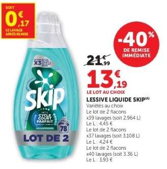 LESSIVE LIQUIDE "SKIP"