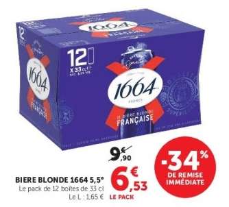 BIERE BLONDE 1664 5,5°